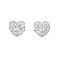 Earrings Amen Woman Amore in Silver Zirconia EH - EH